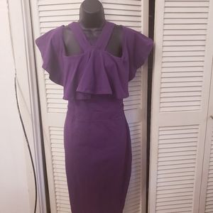 Purple Ruffle Dress
